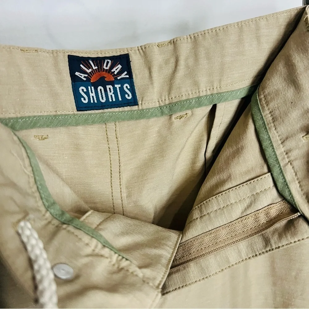 Faherty Tan All Day Chino Shorts 42W